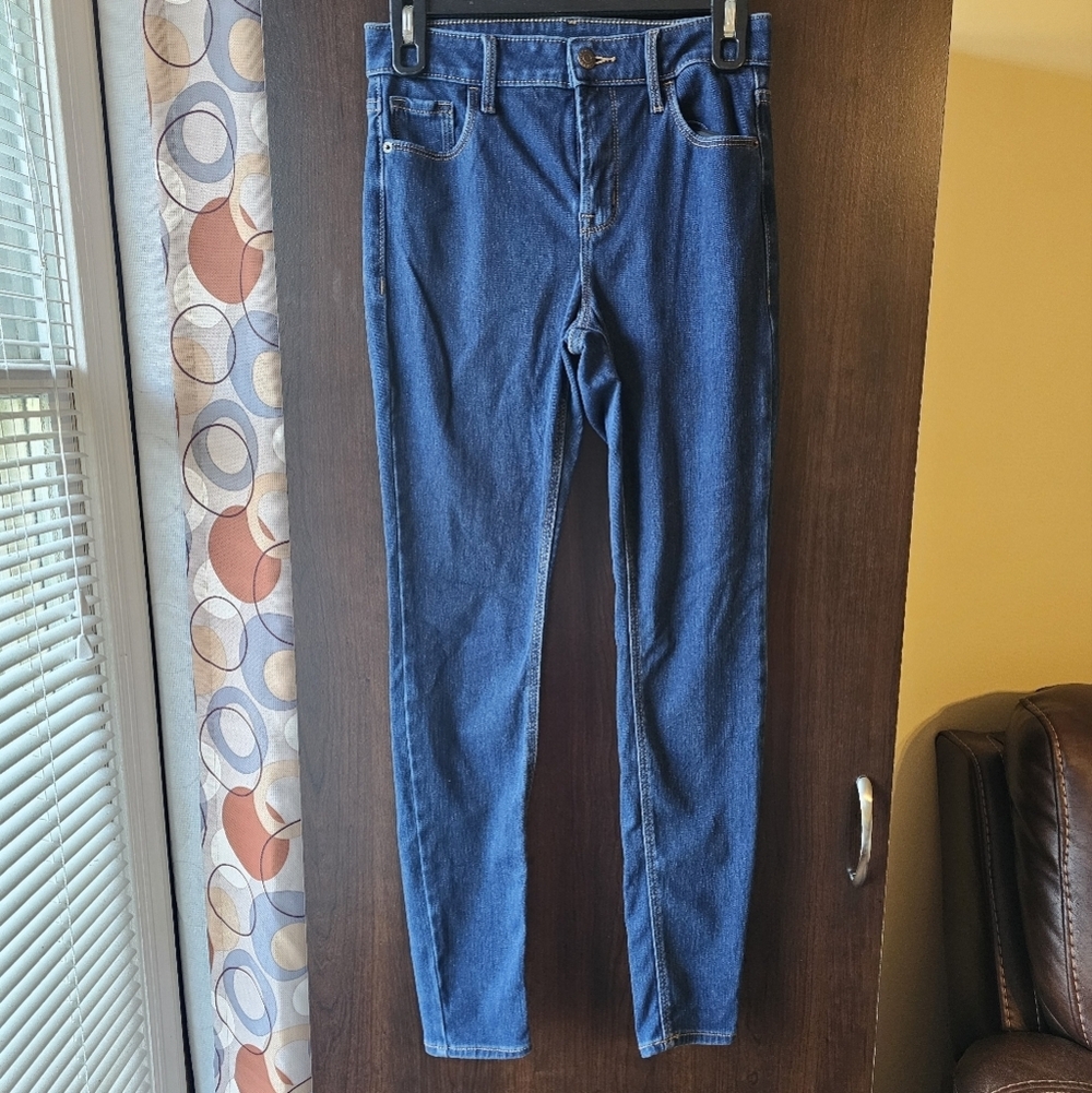 Old Navy Dark Blue High Rise Skinny Jeans